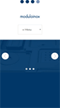 Mobile Screenshot of moduloinox.it